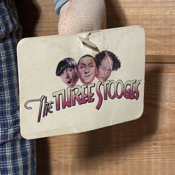 Vintage 1999 Three Stooges "Larry" ! New with tags old Stock! NWT - Picture 2 of 11